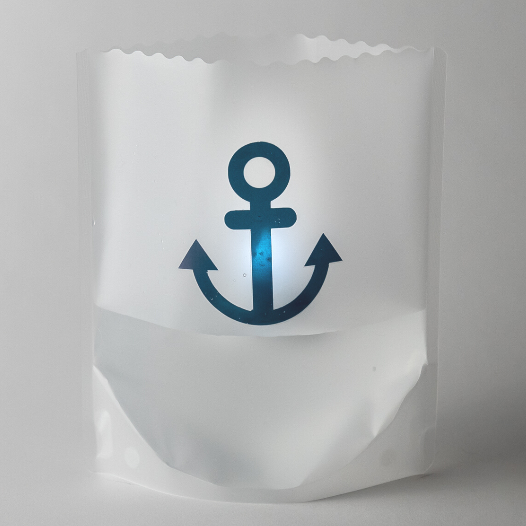 ANCHOR Luminaries, Set of 4, Pick Your Color!
