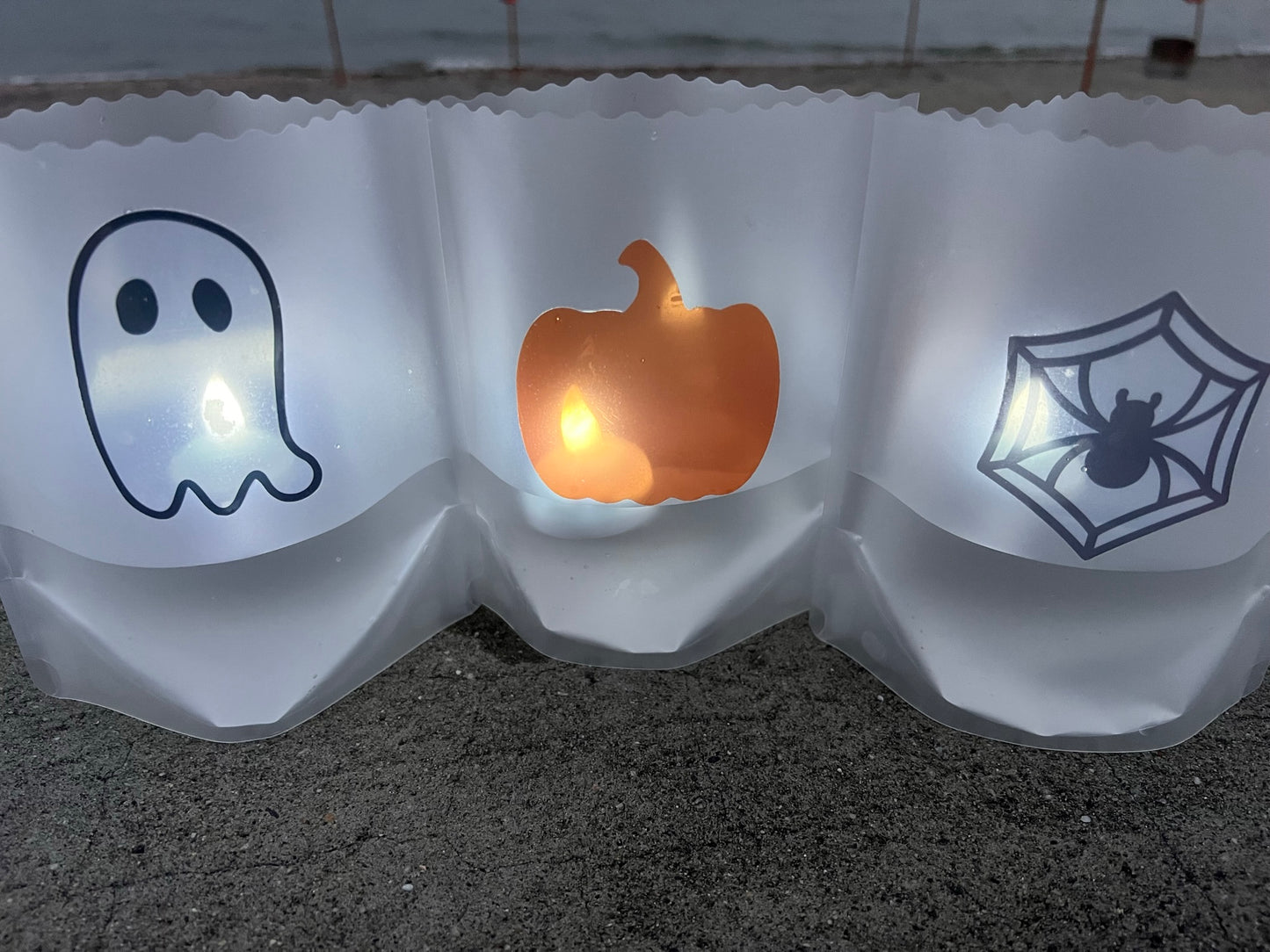 GHOST Luminaries for Halloween| Halloween Decorations| Ghost Party| Boo Party Decorations