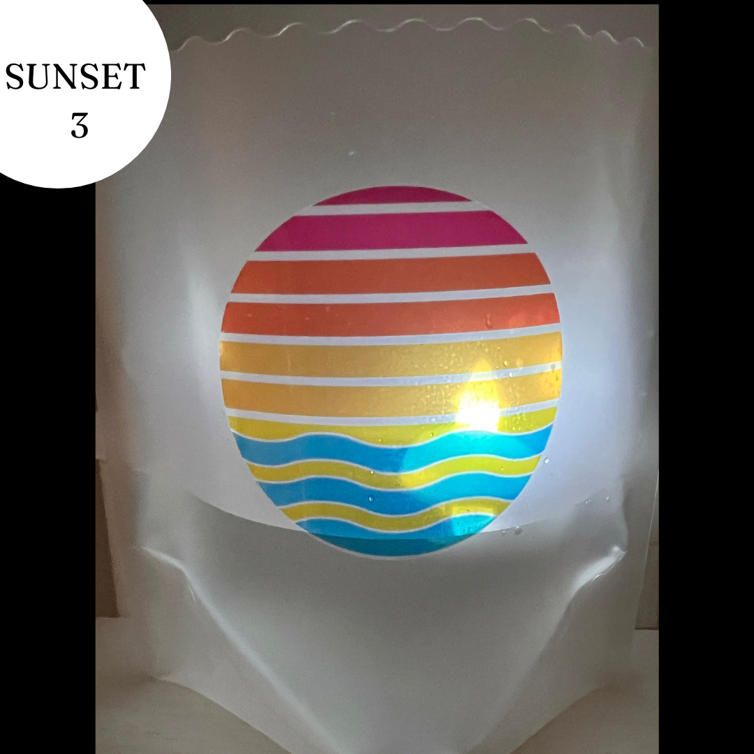 SUNSET Luminaries, Set of 4