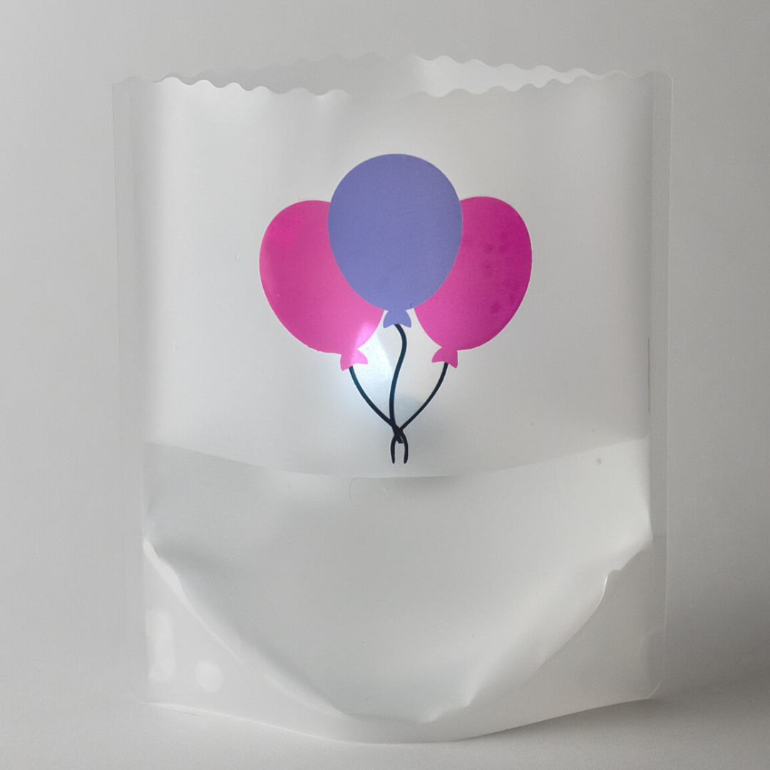 BIRTHDAY BALLOON Luminaries, Set of 4