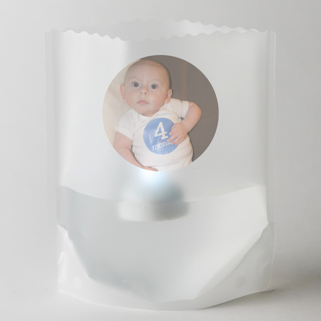 CUSTOMIZED PHOTO Luminaries, Set of 8