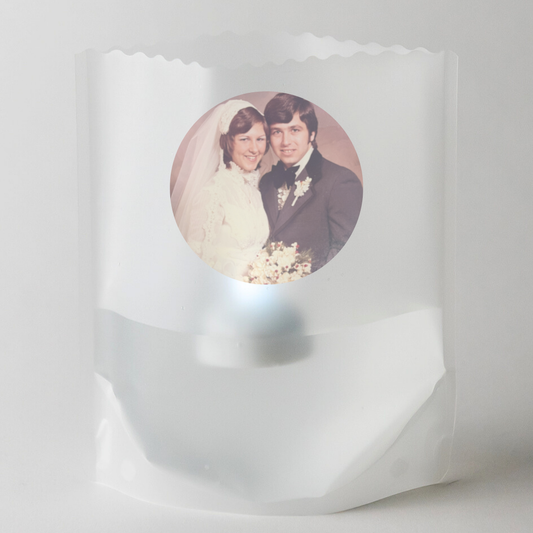 CUSTOMIZED PHOTO Luminaries, Set of 8