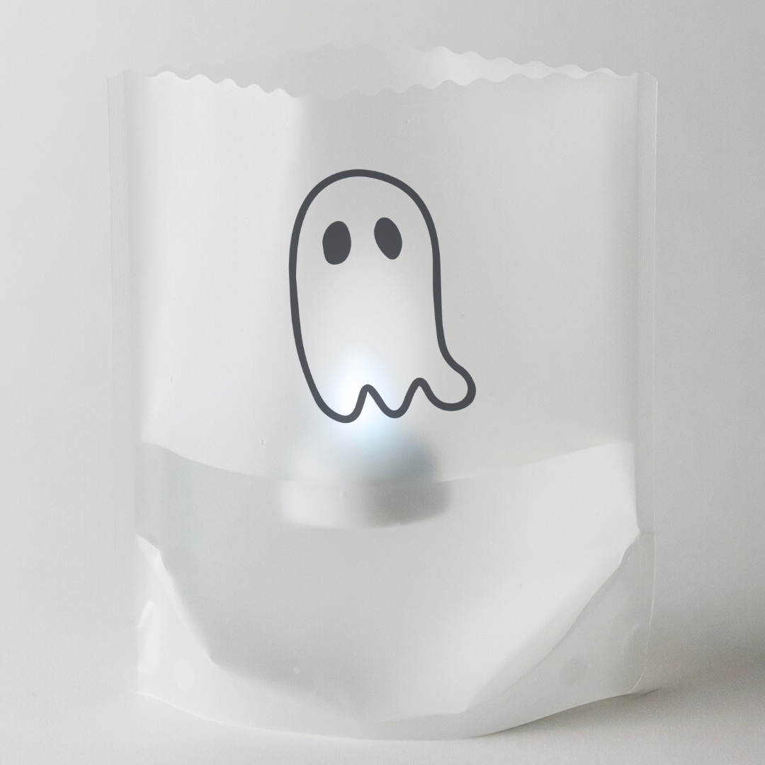 GHOST Luminaries for Halloween| Halloween Decorations| Ghost Party| Boo Party Decorations