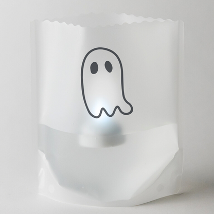 GHOST Luminaries for Halloween| Halloween Decorations| Ghost Party| Boo Party Decorations