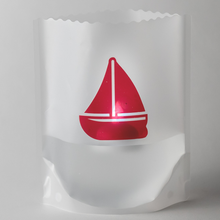 Load image into Gallery viewer, SAILBOAT Luminaries, Set of 4, Pick your Color!
