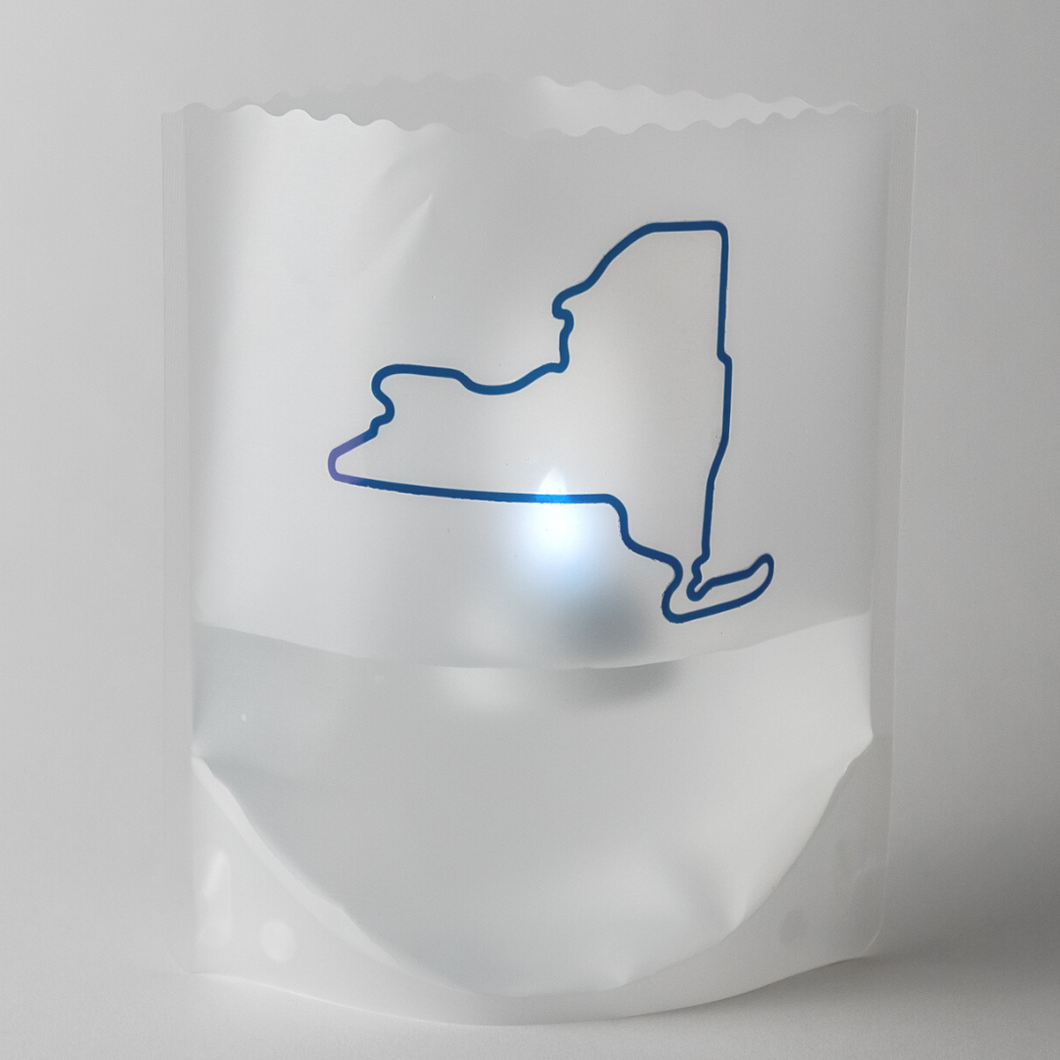 PERSONALIZED State Outline Luminaries
