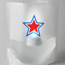 Load image into Gallery viewer, RED WHITE and BLUE STAR Luminaries, Set of 4
