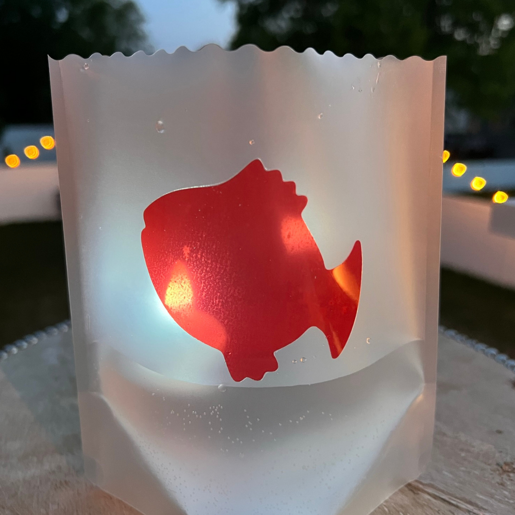 FISH Luminaries, Set of 4, Pick your Color!
