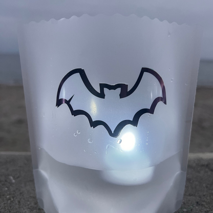 BAT Luminaries for Halloween| Bat Party Decorations| Halloween Decor| Halloween Party