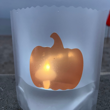 Load image into Gallery viewer, PUMPKIN Luminaries, Set of 4 for Halloween
