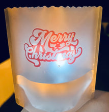 Load image into Gallery viewer, Merry Christmas Luminaries, Set of 4
