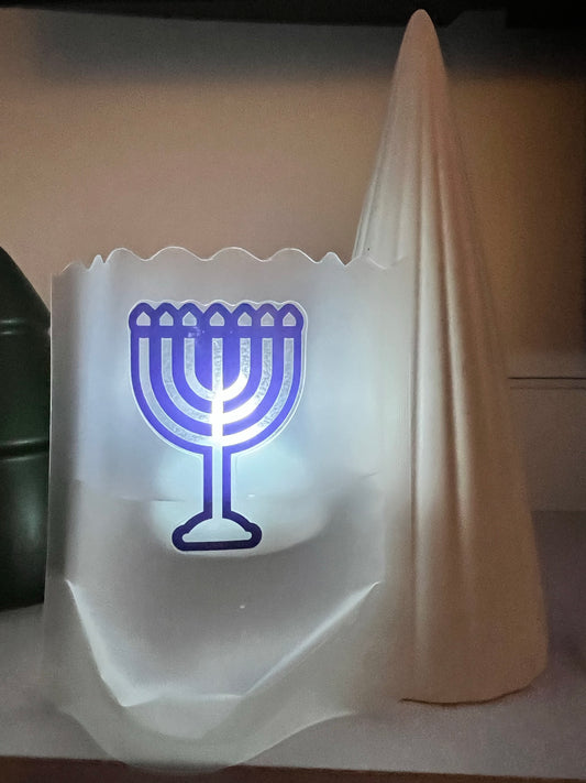 Holiday MINI's - MENORAH Luminaries, Set of 4