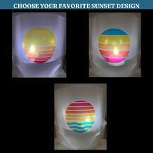 Load image into Gallery viewer, SUNSET Luminaries, Set of 4, Pick your Sunset!
